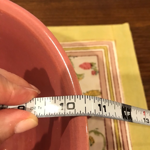 1930-40s VINTAGE ROSE COLORED BOWL - Picture 9 of 10